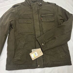Uniqlo Men's Field Jacket in Khaki Green